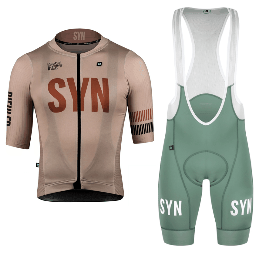 Cycling Commute Shorts - SYN 다크 브라운 남성용 반팔 사이클링