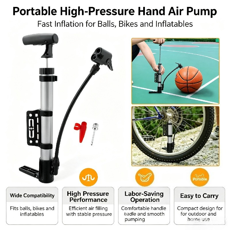 Bike Pump Frame Mount - 미니 자전거 펌프 휴대용 자전거 타이어