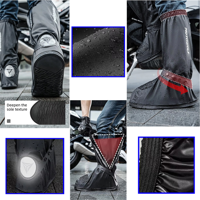 야외 통근용 튜브형 레인슈즈커버 재사용 가능 오토바이  - Cycling Shoes For Commute 리뷰 및 가격
