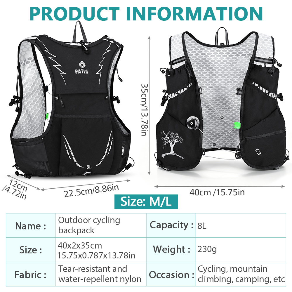 2026 신형 8L 아웃도어 트레일 러닝 백팩 초경량  - Cycling Commuter Backpack 리뷰 및 가격