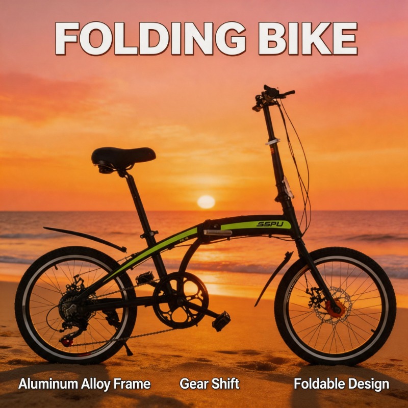 초경량 디자인의 접이식 자전거, 도시 여행용 자전거,  - Commuter Biking 리뷰 및 가격
