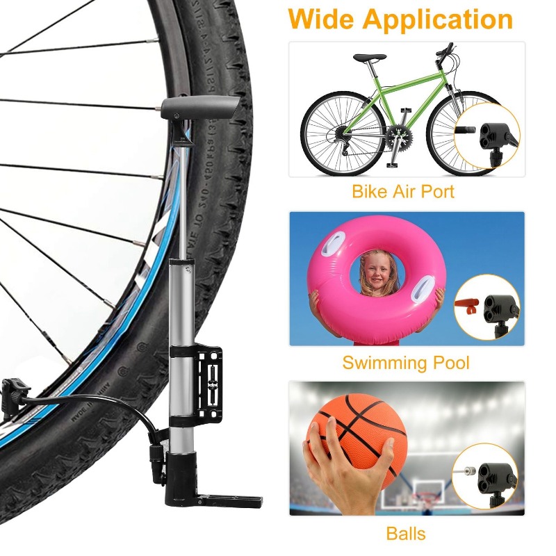 미니 자전거 펌프 휴대용 자전거 타이어 공기 주입기,  - Bike Pump Frame Mount 리뷰 및 가격